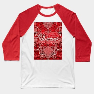 Serenity in Red: A Captivating Expression of Beauty Baseball T-Shirt